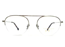 Nathalie Blanc Eyeglasses Frames OTTO 238 Shiny Silver Round Half Rim 49-19-142