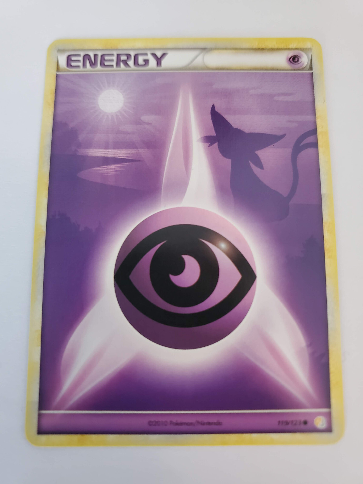 Psychic Energy Espeon 119/123 Non Holo - Pokemon HeartGold SoulSilver HGSS LP