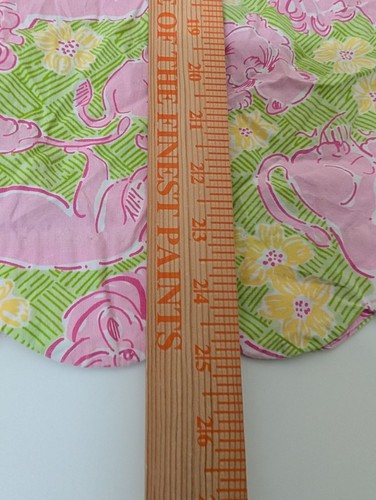 Lilly Pulitzer Lazy Lions Cubs Floral Dress Girls Size 6X Green Pink Preppy - Picture 11 of 11