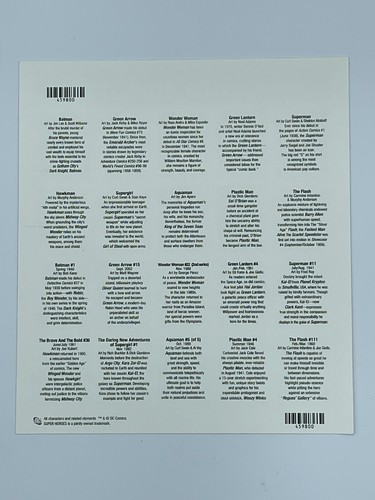 2006 Scott #4084 - 39¢ - DC COMIC BOOK SUPERHEROES - Sheet of 20 - Mint NH - Picture 2 of 2