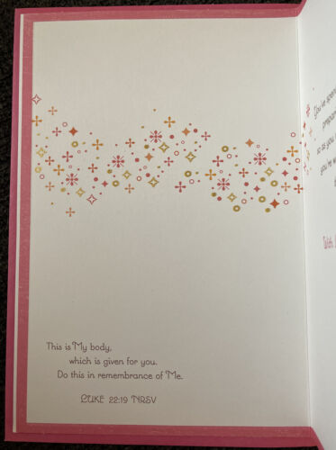 Hallmark Communion Daughter Greeting Card - Picture 2 of 3