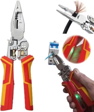 8 In 1 Wire Stripper Wire Stripping Tool with Voltage Tester Cable Cutters New