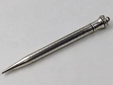 Wahl-Eversharp Vintage Silver Plate Ring Top mechanical Pencil--working