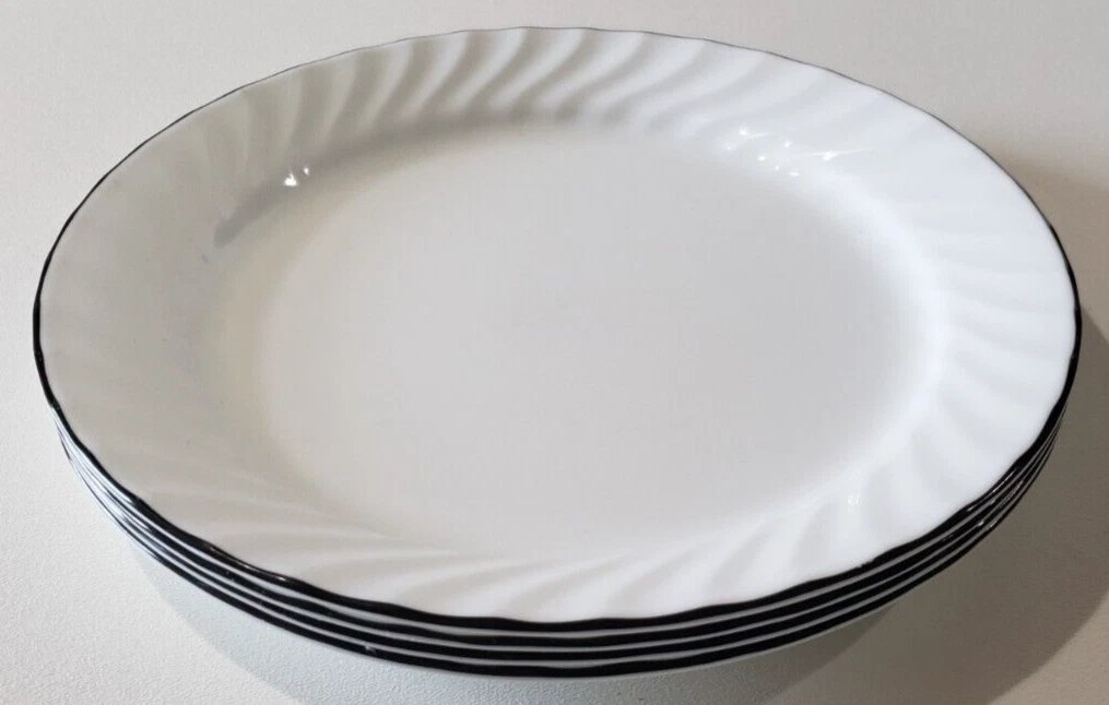 Corelle enhancements white shop swirl