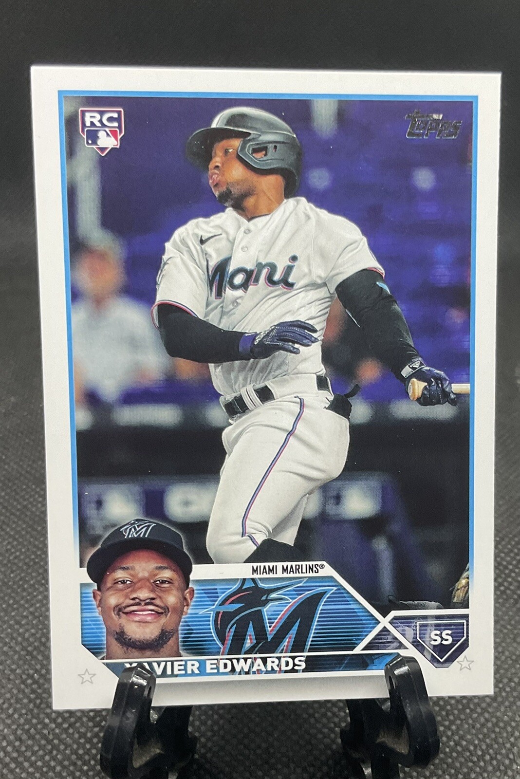 2023 Topps Update #US296 Xavier Edwards RC - Miami Marlins