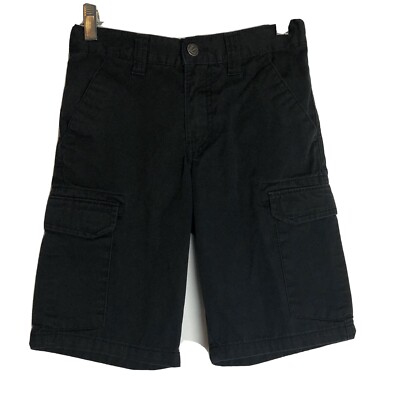 Amplify boys Black Cargo shorts size