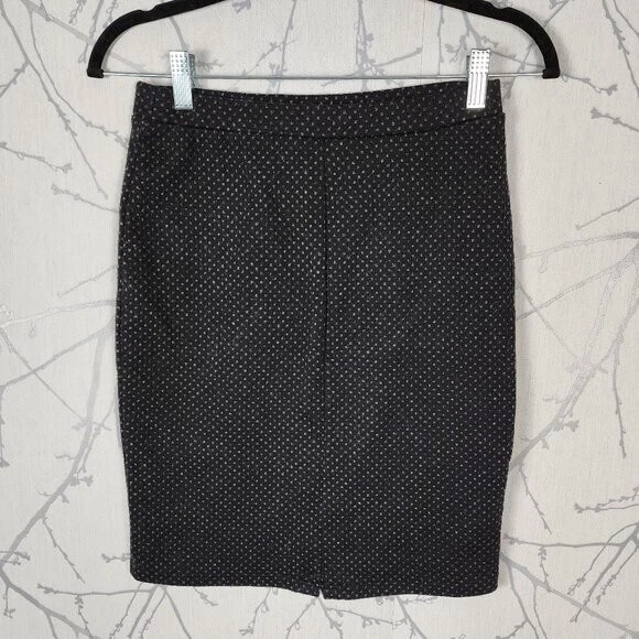 Falda lápiz Free People con textura de jacquard de puntos negros | Para mujer S Foto 3 de 4