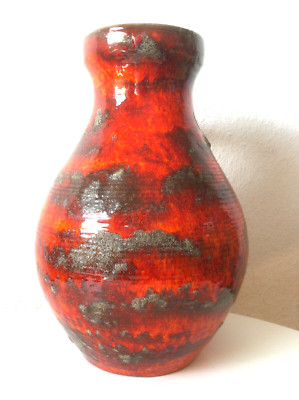 Carstens Keramik Vase Tönnieshof 60s 70er 70s fat Lava, pop bay jopeko 60er roth