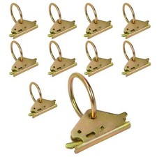 10 Pack Heavy Duty E Track O Rings Tie Down Anchors Rail System Accessories