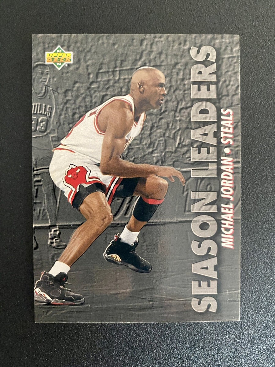 Michael Jordan 93-94 Upper Deck, Season Leaders Steals | eBay