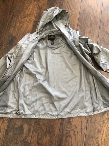 Gioberti Hooded Windbreaker Rain Jacket Mens Grey Sz Med #JA945 New With Tags ND - Picture 4 of 11