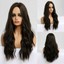 Ladies Blonde Long Curly Wigs Women Natural Wavy Synthetic Hair Cosplay