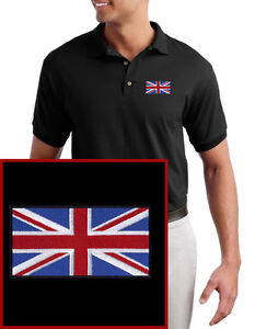 Black & White Union Jack Polo Shirt