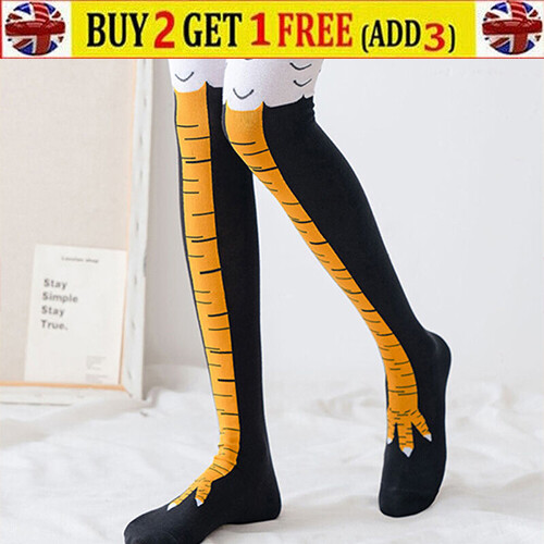 Funny Socks Chicken Legs Cartoon Animal Legs Knee Fitness Novelty Women Mens CR | eBay Funny Socks Chicken Legs Cartoon Animal Legs Knee Fitness Novelty Women Mens CR | eBay