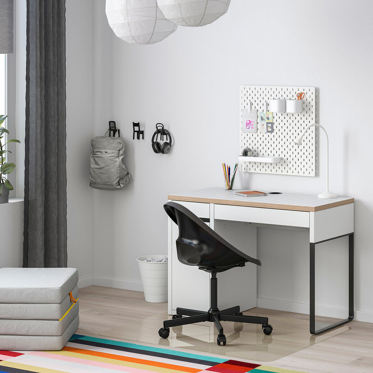 IKEA MICKE desk 105x50x75 cm white/anthracite | eBay IKEA MICKE desk 105x50x75 cm white/anthracite | eBay