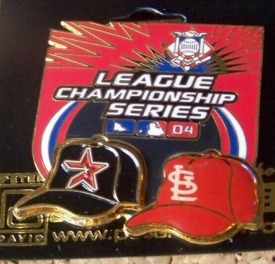 2004 Houston Astros vs St. Louis Cardinals pin NLCS N.L.C.S. MLB