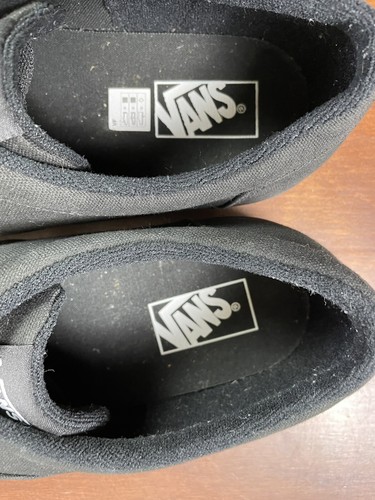 Vans Basic Old Skool Sneaker Shoes Mens 13 Low Lace Up Off The Wall Black 751505 - Picture 4 of 15