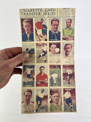 football cigarette cards 40s FULL SET FOOTBALL INTERNATIONALS~SUNNYVALE/BAILEY'S AGENCIES~CIGARETTE  CARDS