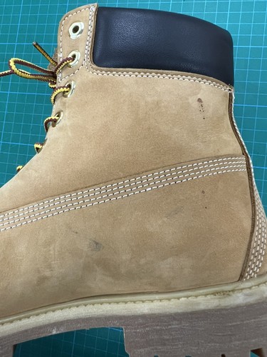 Timberland Men's 6-inch Premium Waterproof Boot Size 10 - Wheat Nubuck - Picture 5 of 11