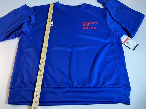 Nike Philadelphia 76ers Herren Pullover Basketball NBA Gr. L Blau Neu - Bild 5 von 6