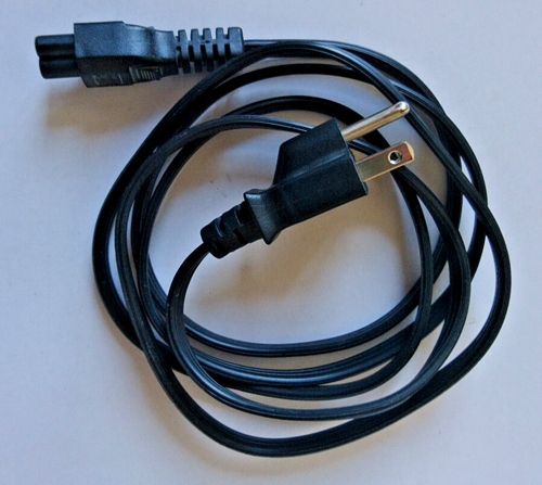 C5 mickey mouse cloverleaf to 3-pin USA plug mains power cable lead for the US