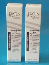 2 × SATIN SMOOTH • Brightening Lift Eye Cream with Vitamin  C. 0.5 oz / 15 mL