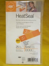 GBC Heat Seal Business card-size laminating pouches - 22 pouches, open package