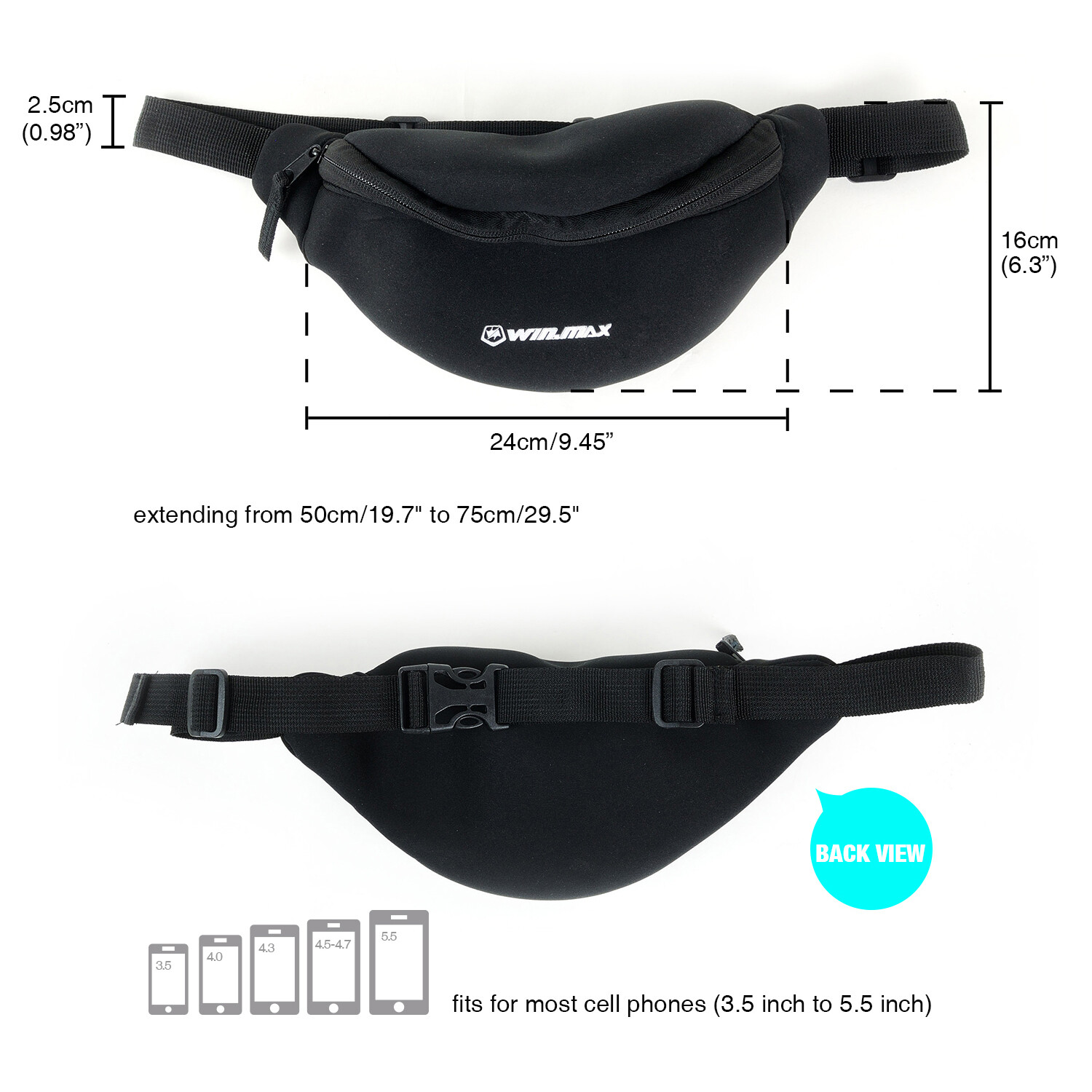 Details zu LONGBOARD SKAKEBOARD ABEC-11 Kugellagern + T-Tool + Bauchtasche Gürteltasche Vorteilhafter Bestand