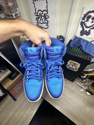 Reves Paris x Kiy Kool Whip Sneaker (Azure Blue/ Cobalt Blue) Size
