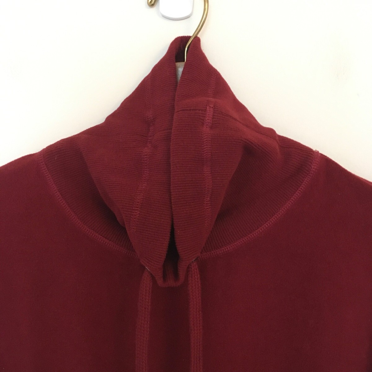 Sweaty Betty Harmonise Luxe Fleece Sweatshirt in Falu Red Pullover