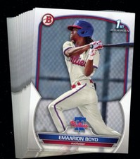 2023 Bowman Emaarion Boyd 1st Bowman Paper Lot 25