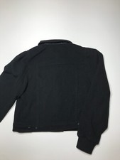 Scoop Jacket Womens Size M (8-10) Front Button Crop Wool Blend Adjustable Waist