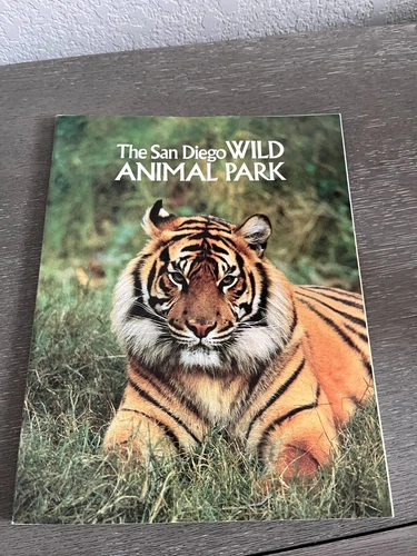 1985 THE SAN DIEGO WILD ANIMAL PARK Program Magazine