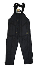 RefrigiWear 0385R Mens Navy Blue Iron-Tuff Insulated Bib Overalls Workwear S