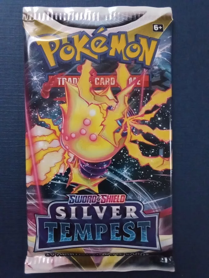  8 Packs Pokemon TCG: Sword & Shield Silver Tempest Booster Pack  - 10 Cards : Toys & Games