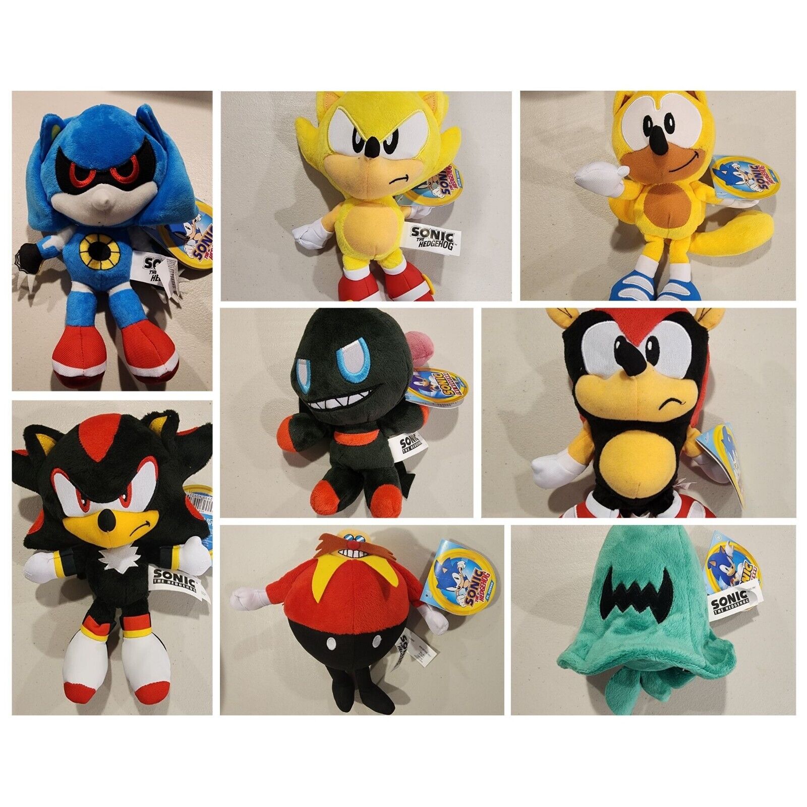 Sonic the Hedgehog Plush Shadow Super Sonic Dark Chao Jade Whisp 7