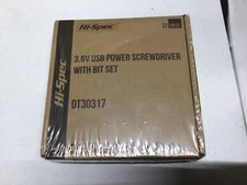 Hi-Spec 27Pc 3.6V Small Power Electric Screwdriver Set Cordless *Sealed*