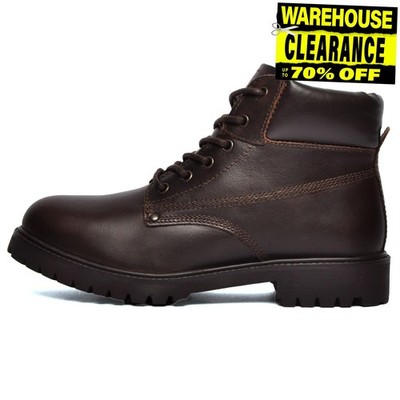 Oaktrak Baxter Mens Nubuck Leather Urban Outdoor Ankle Boots Brown