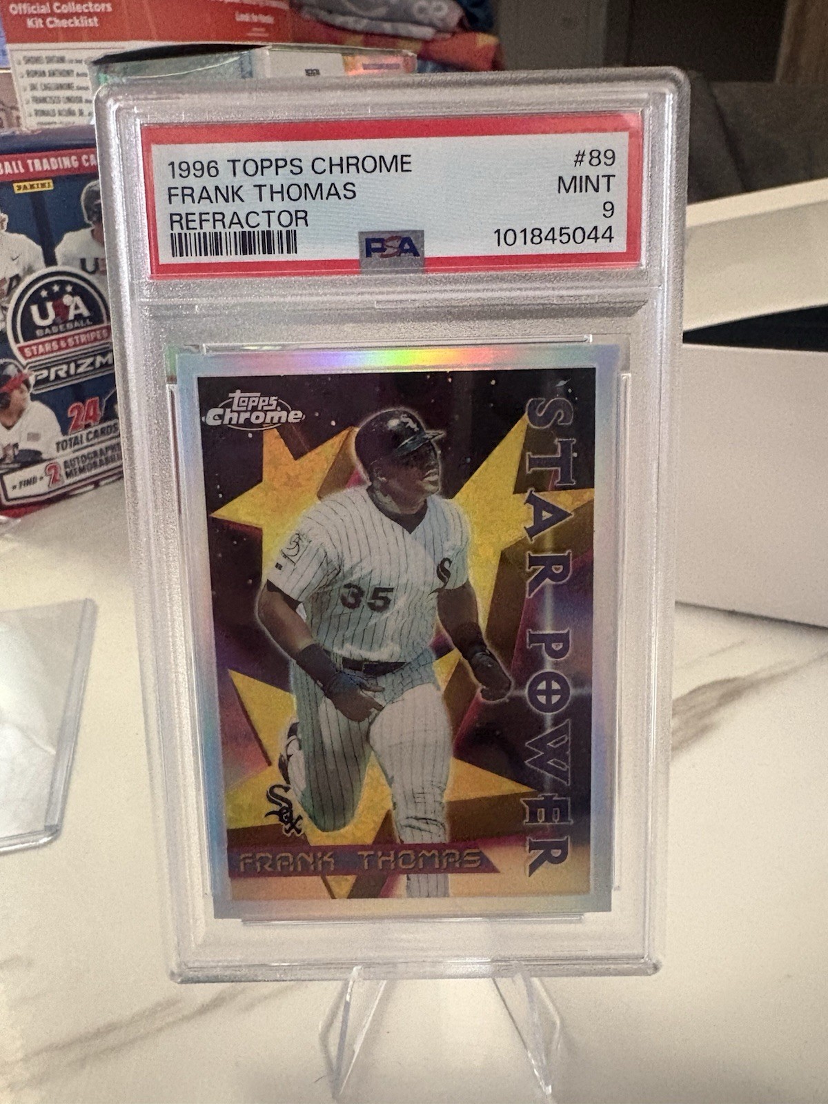 Frank Thomas #89 2015 Panini Immaculate Collection Baseball Immaculate Swatches