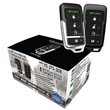 NEW EXCALIBUR RS-370 1-WAY KEYLESS ENTRY & REMOTE START KIT TWO REMOTES QS NR