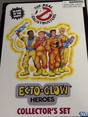 NEW The Real Ghostbusters ECTO-GLOW HEROES Figures SDCC 2025 Collector's Box Set