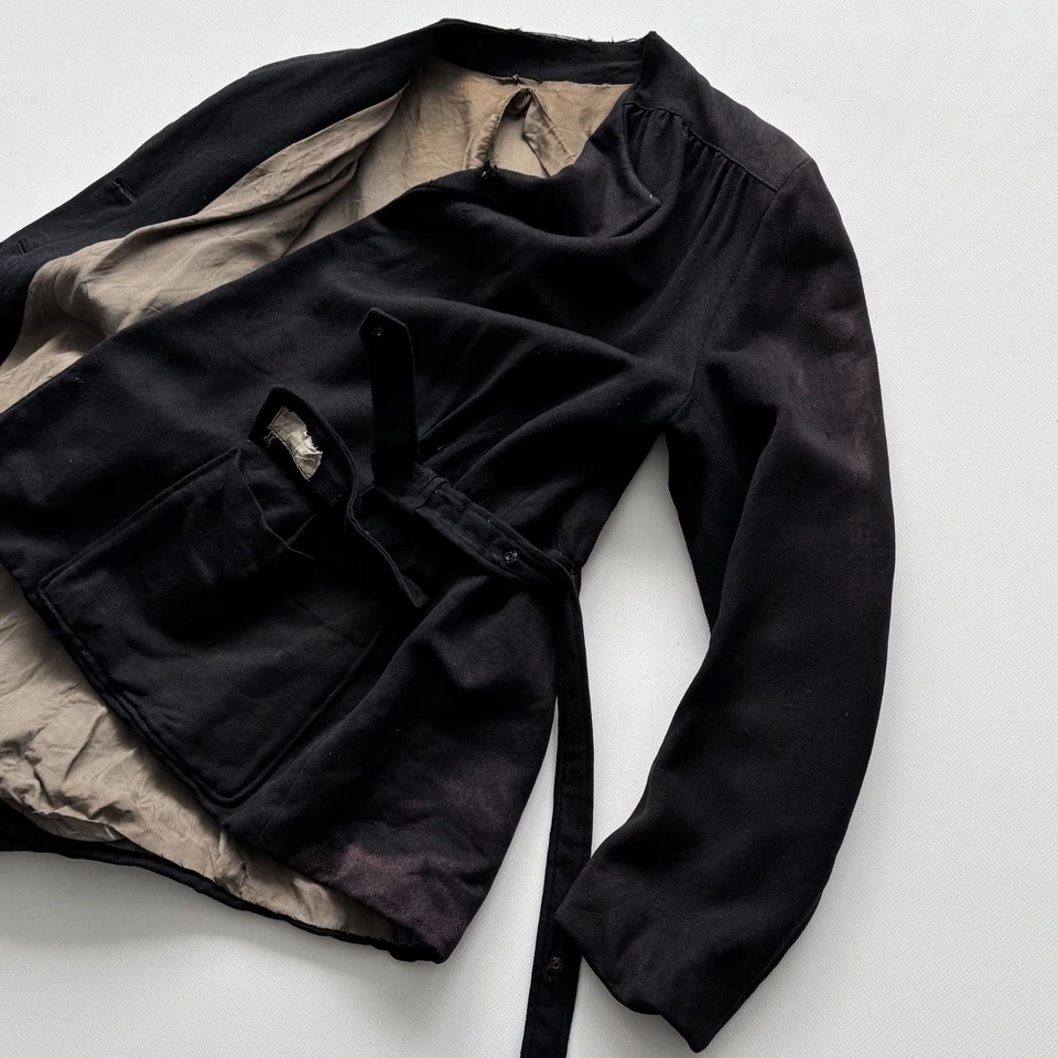 Chaqueta de lana descolorida antigua alemana vintage de los años 30 para mujer Foto 2 de 4