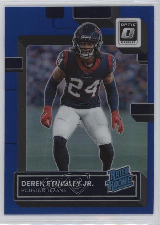 2022 Panini Donruss Optic Rated Blue Prizm /179 Derek Stingley Jr #244 Rookie RC