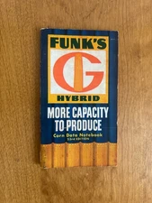 Vintage Used 23rd Edition 1961 Funks Hybrids Corn Data Notebook