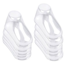 40Pcs/20Pairs Clear Plastic Baby Feet Display Booties Forms Sock Display Toddler