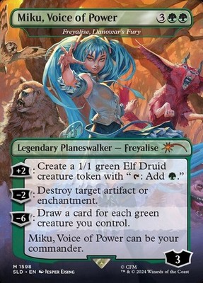 mtg miku commander deck EDH Elf Deck - Miku MTG Magic the Gathering