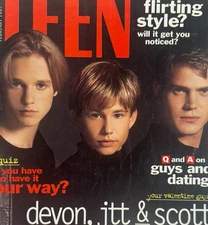 VTG Teen Magazine Feb 1997 Devon Sawa Jonathan Taylor Thomas Chris Hardwick pop