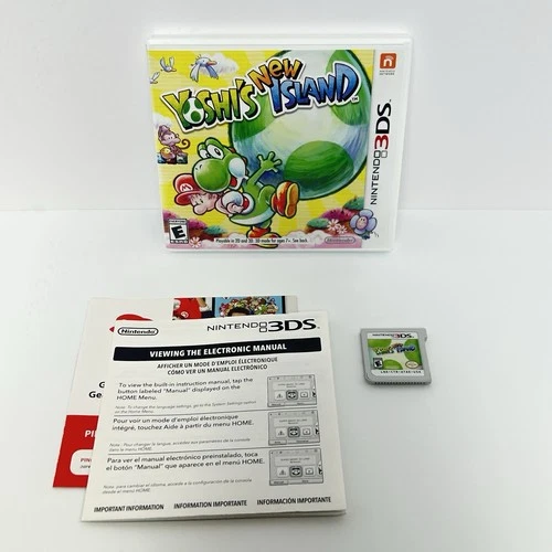 Yoshi's New Island Nintendo 3DS Game/Case/Manual Excellent Condition CIB