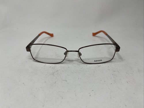 KENSIE EYEWEAR WATERCOLOR TP BROWN 53-16-135 FLEX HINGE EYEGLASSES NT23 - Picture 1 of 8
