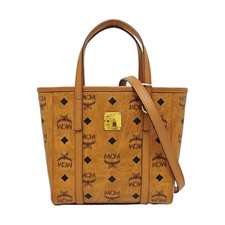 MCM Toni Classic Monogram Print Tote Crossbody Shopping Bag - Excellent #HOTPTV